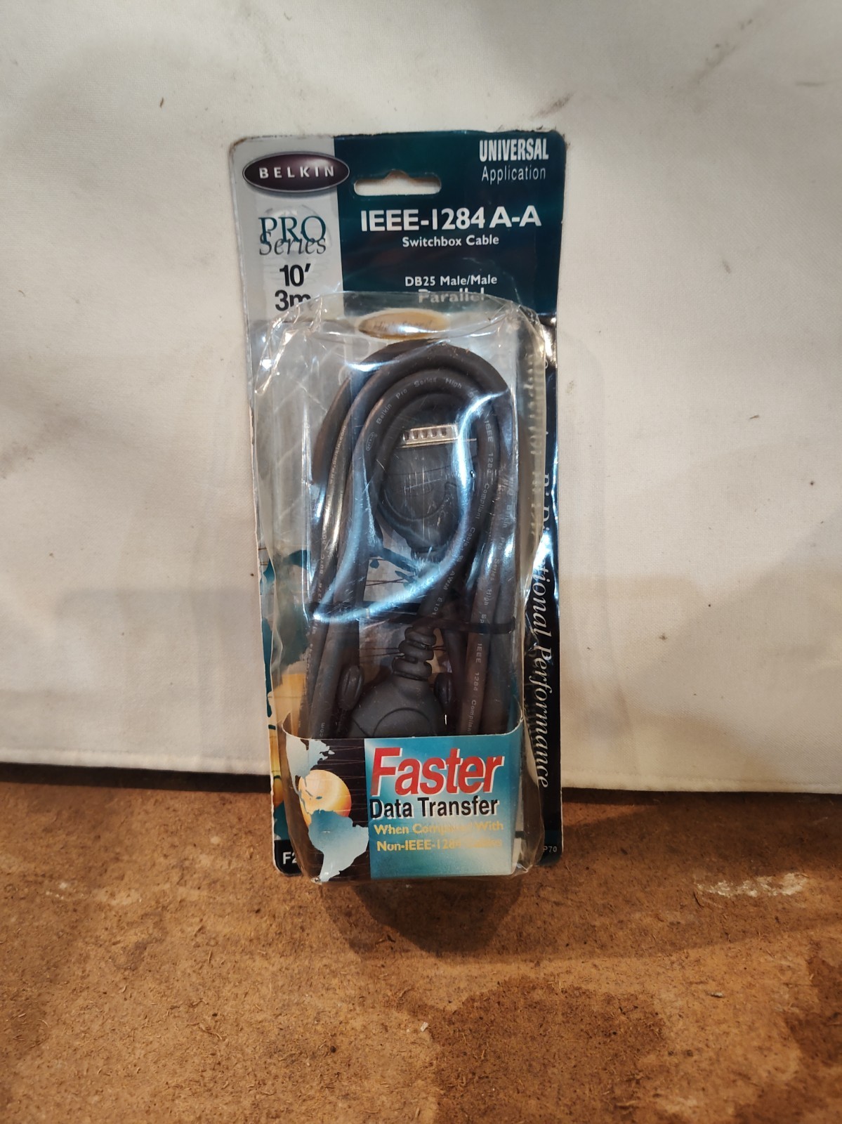 Belkin Pro Series 10 Foot Printer Cable F3D508-10-C DB25 Male To Male