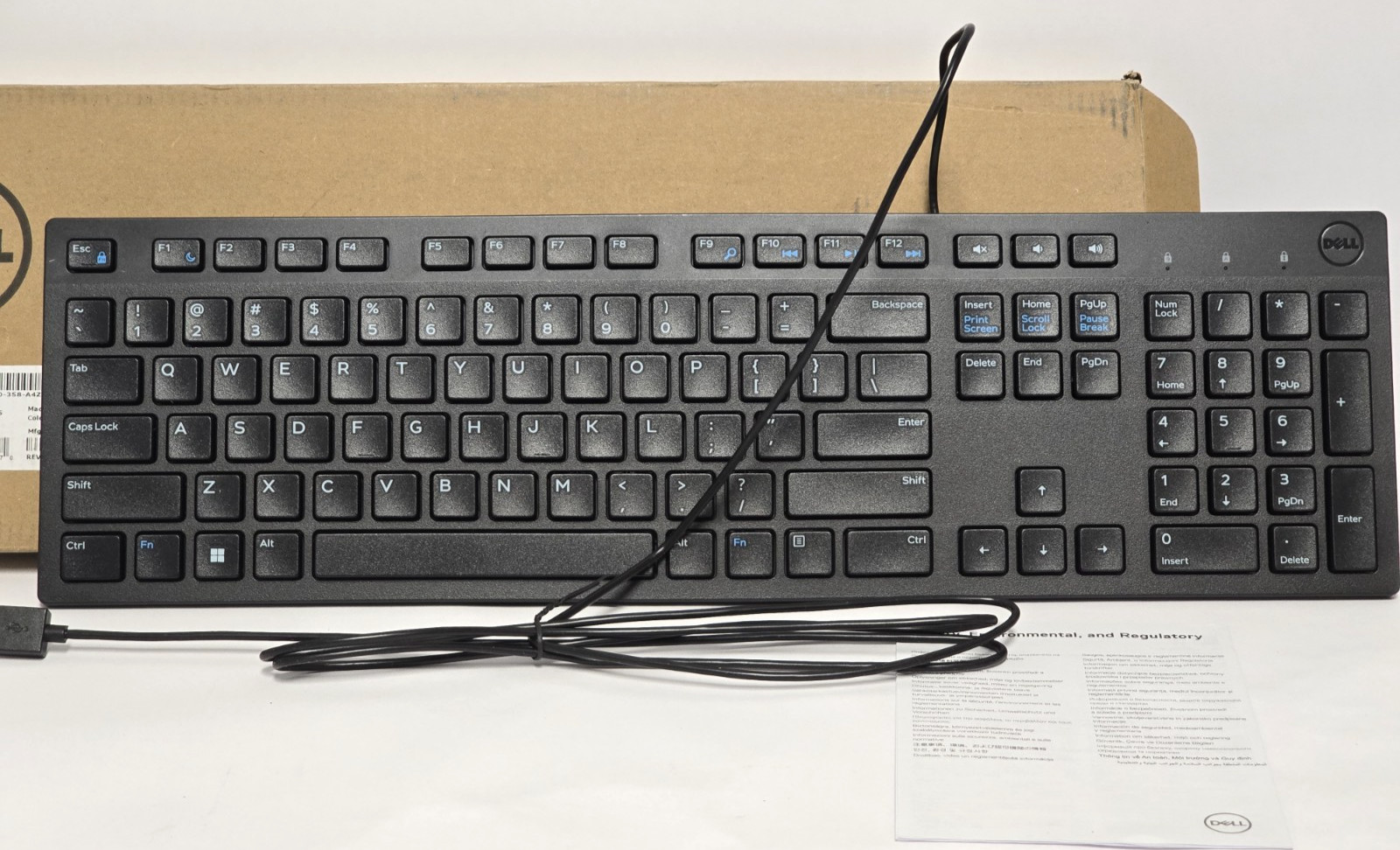 GENUINE KEY BOARD KB216 BLACK
