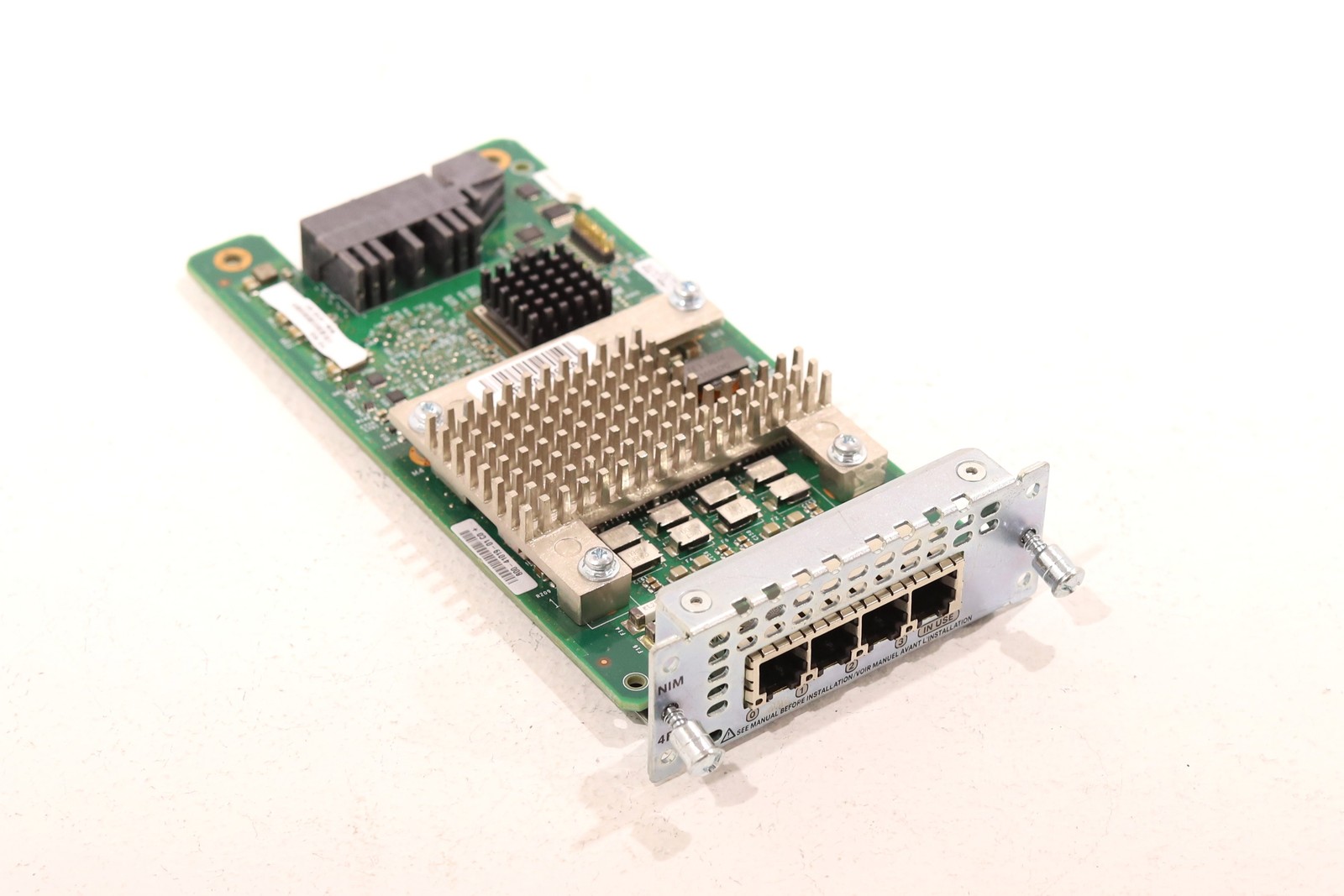 Cisco Quad-Port Network Interface Module For FXS/ISR 400 Series P/N:NIM-4FXS V01