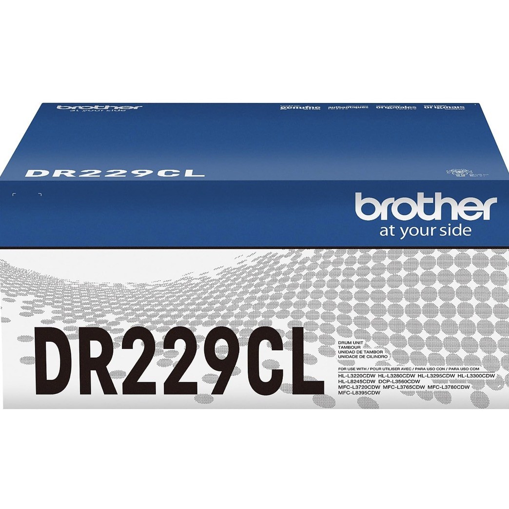 Brother DR229CL Drum Unit 4 Piece Set Open Box Taped Bags ~20,000 Pages