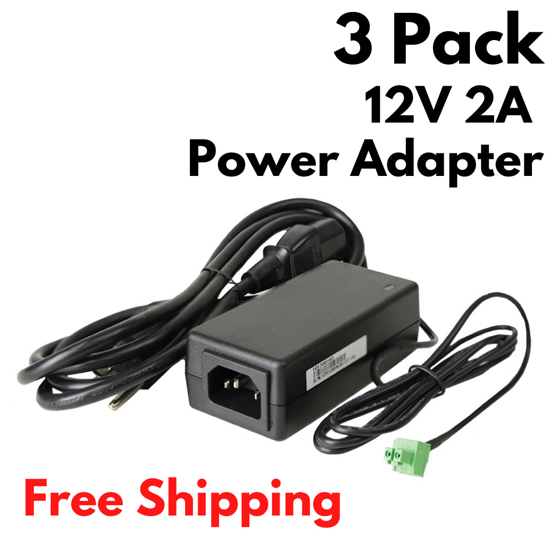 JC-Tech DC12V 2A Power Supply Adapter 3 Pack LED Strip Light DIY Project
