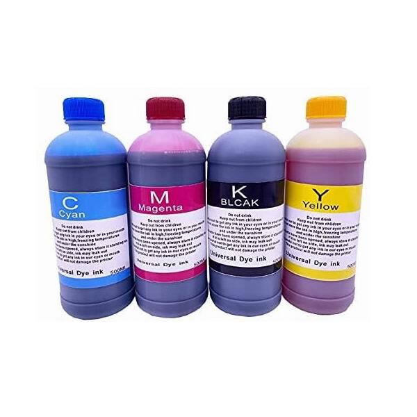 4x500ml premium Bulk Ink Refill Kit for All Canon Printer Cartridges