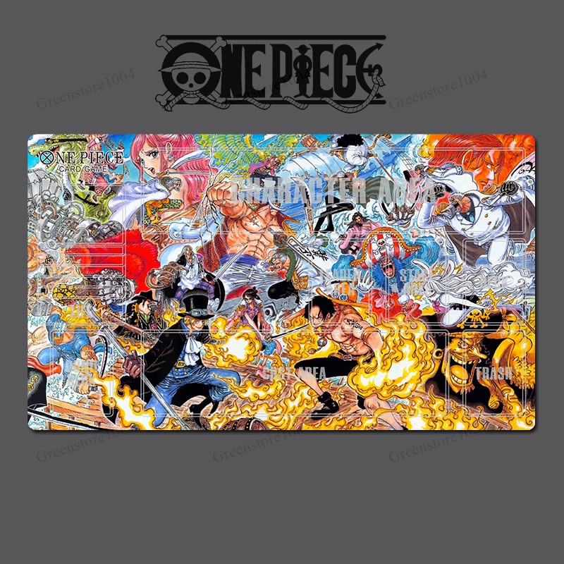 O-P Family Table Duel Playmat OPCG TCG CCG Mouse Pad Trading Card Game Play Mat