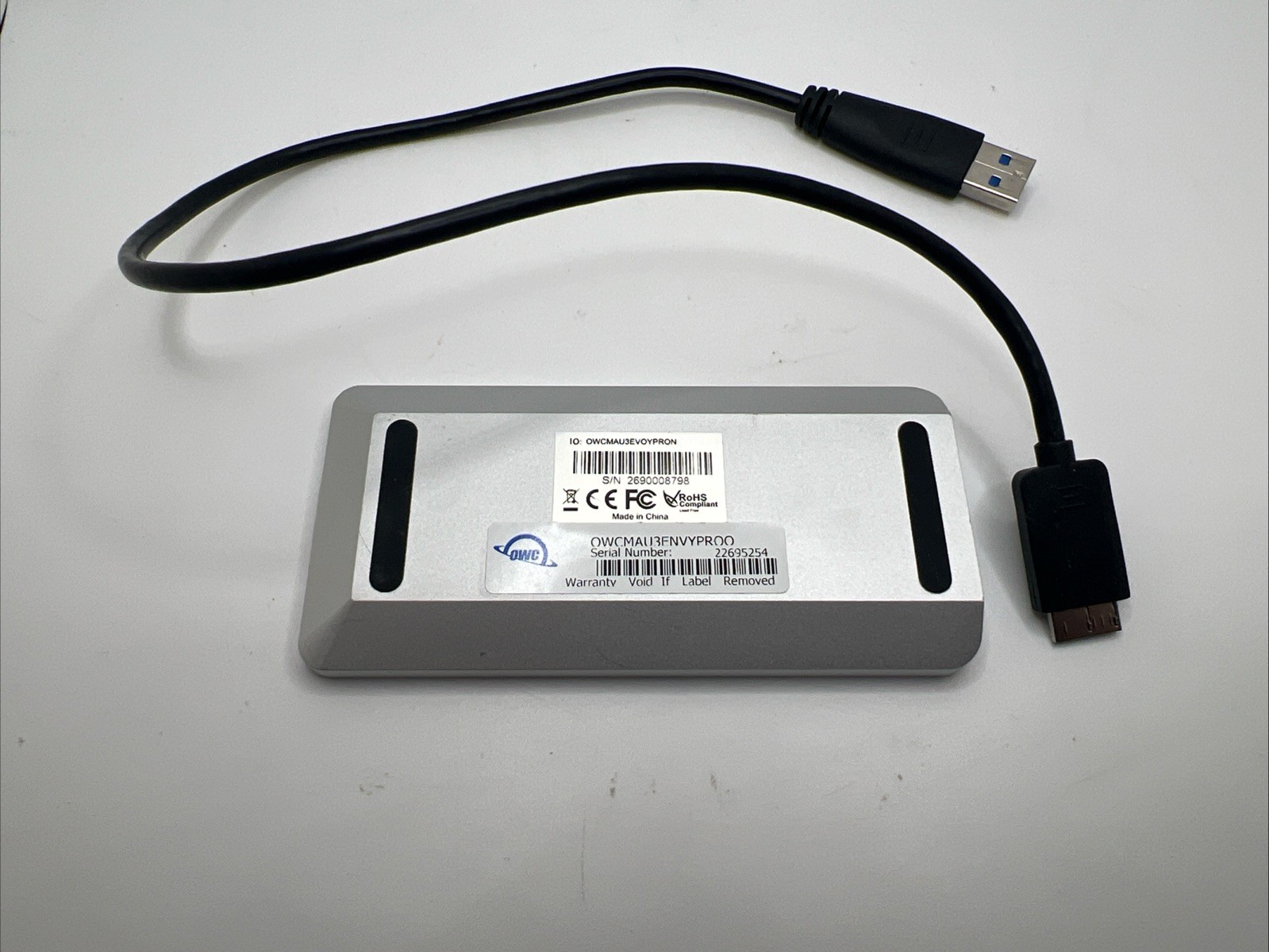 OWC Envoy Pro USB 128GB Portable External Storage for Apple SSD
