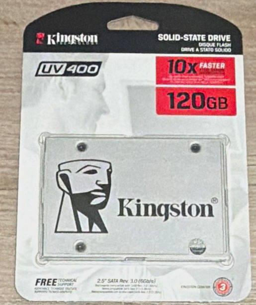 Kingston UV400 120GB 2.5in SATA III Internal SSD Shock Resistant SUV400S37/120G