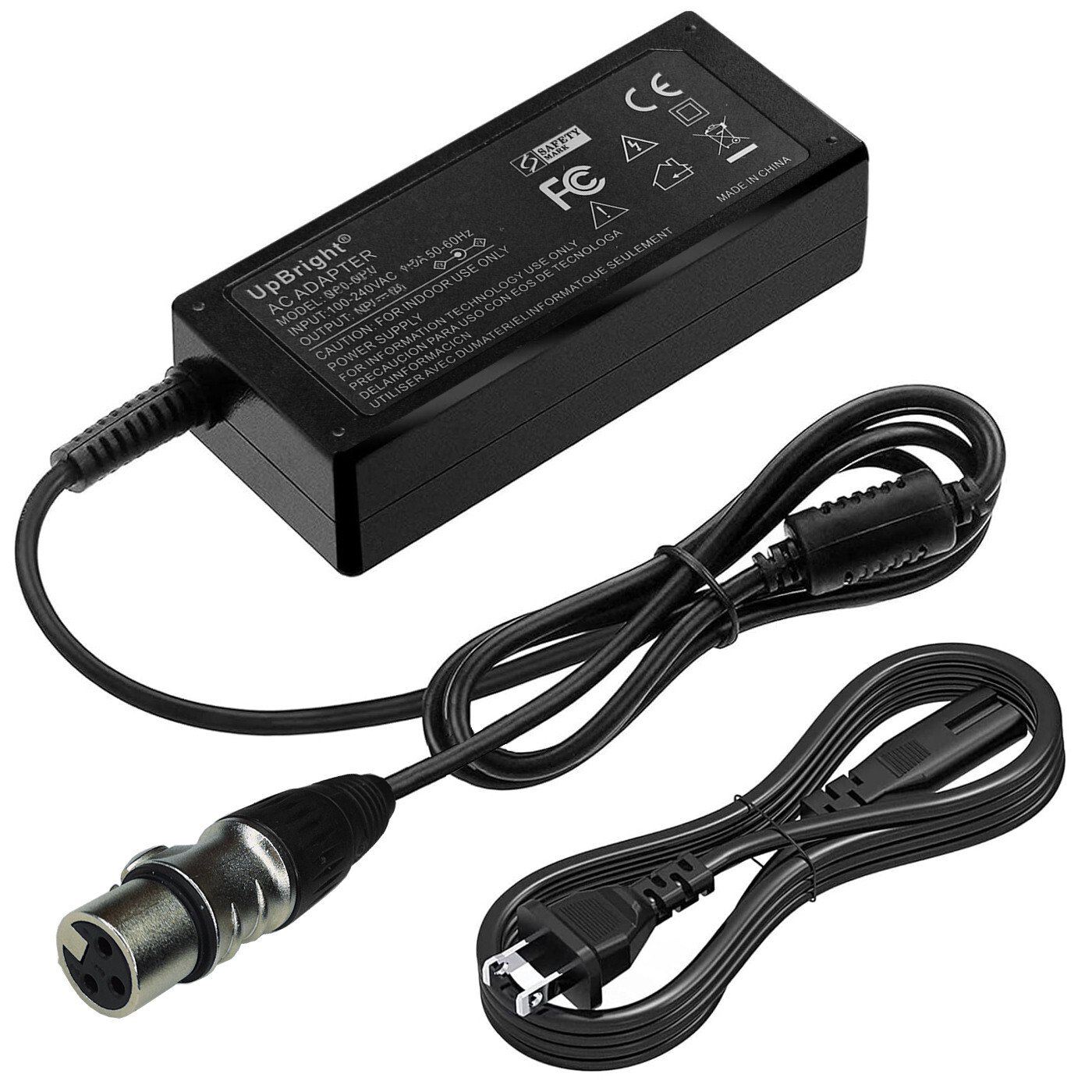 48V 3-Prong AC Adapter For EDAC EA11011P-480 EA11011P-4800 Power Supply Charger