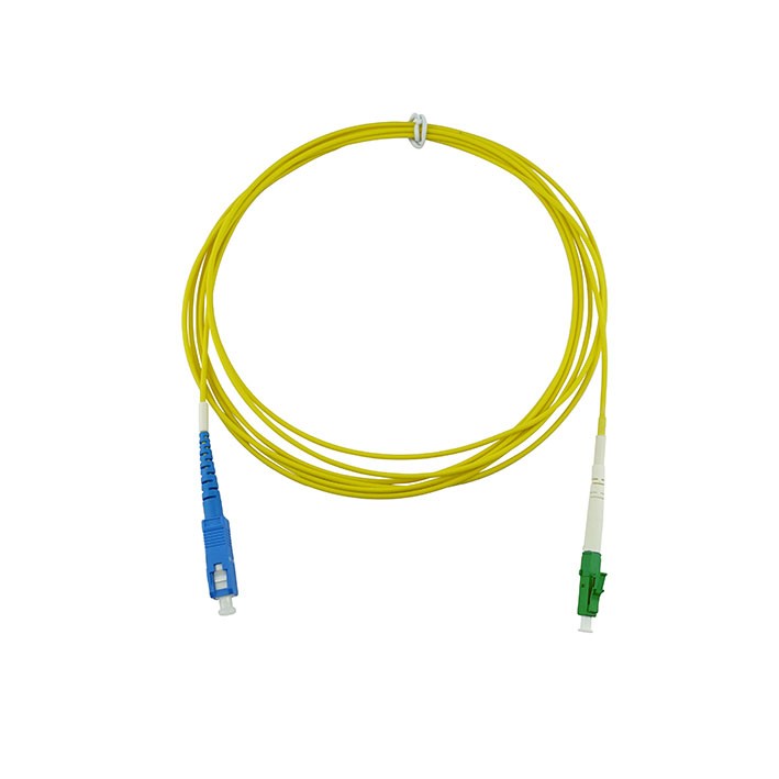 BlueOptics Simplex Fiber Patch Cable LC/APC-SC/UPC Single Mode 3 Meters