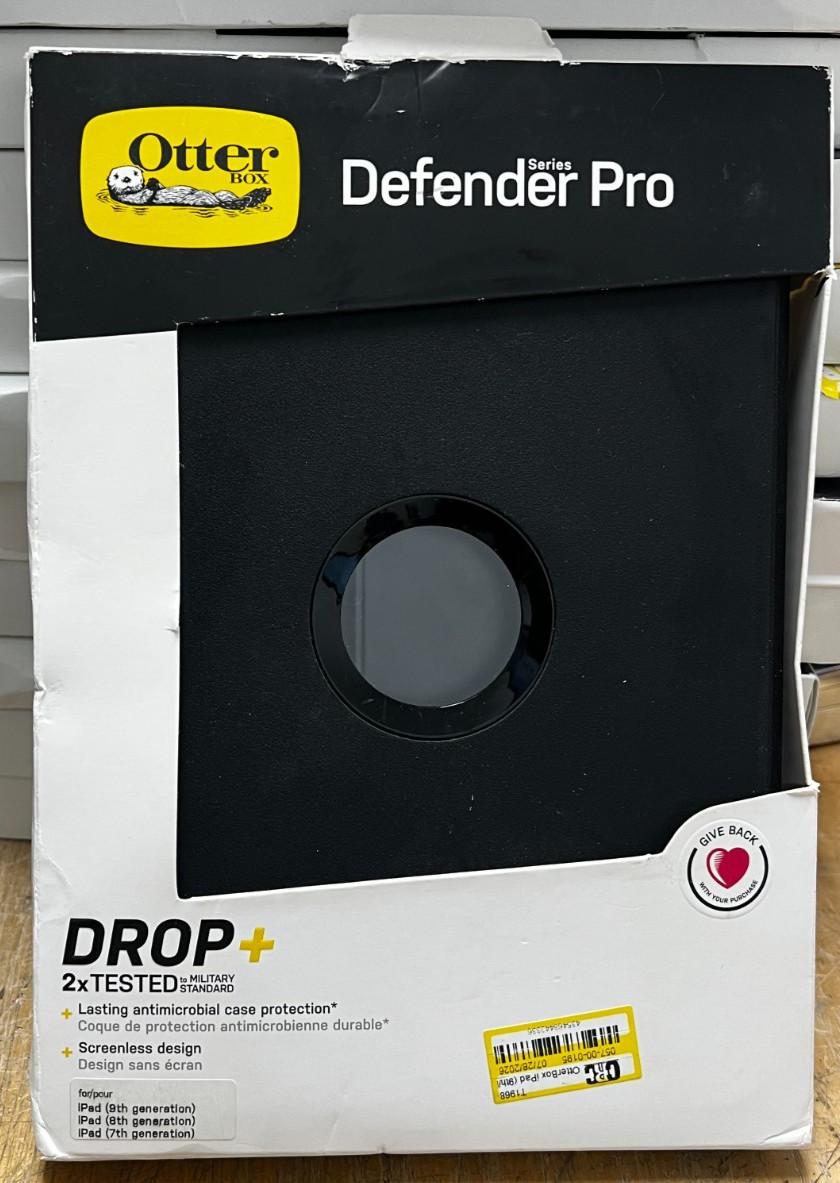 OTTERBOX Defender Pro Case for Apple iPad 10.2 For 7th Gen, 8th Gen 9th Gen