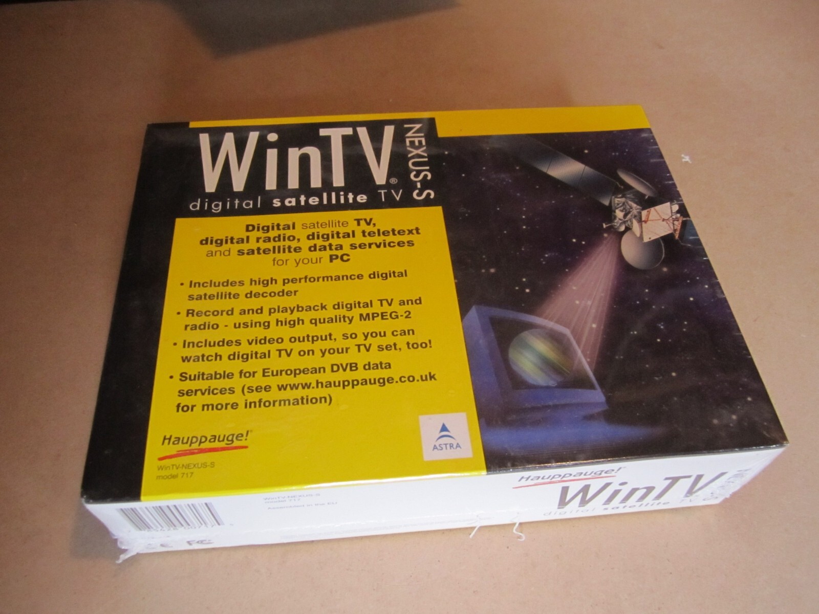 NEW Sealed HAUPPAUGE WINTV NEXUS-S Digital Satellite TV, Radio, Data Card for PC