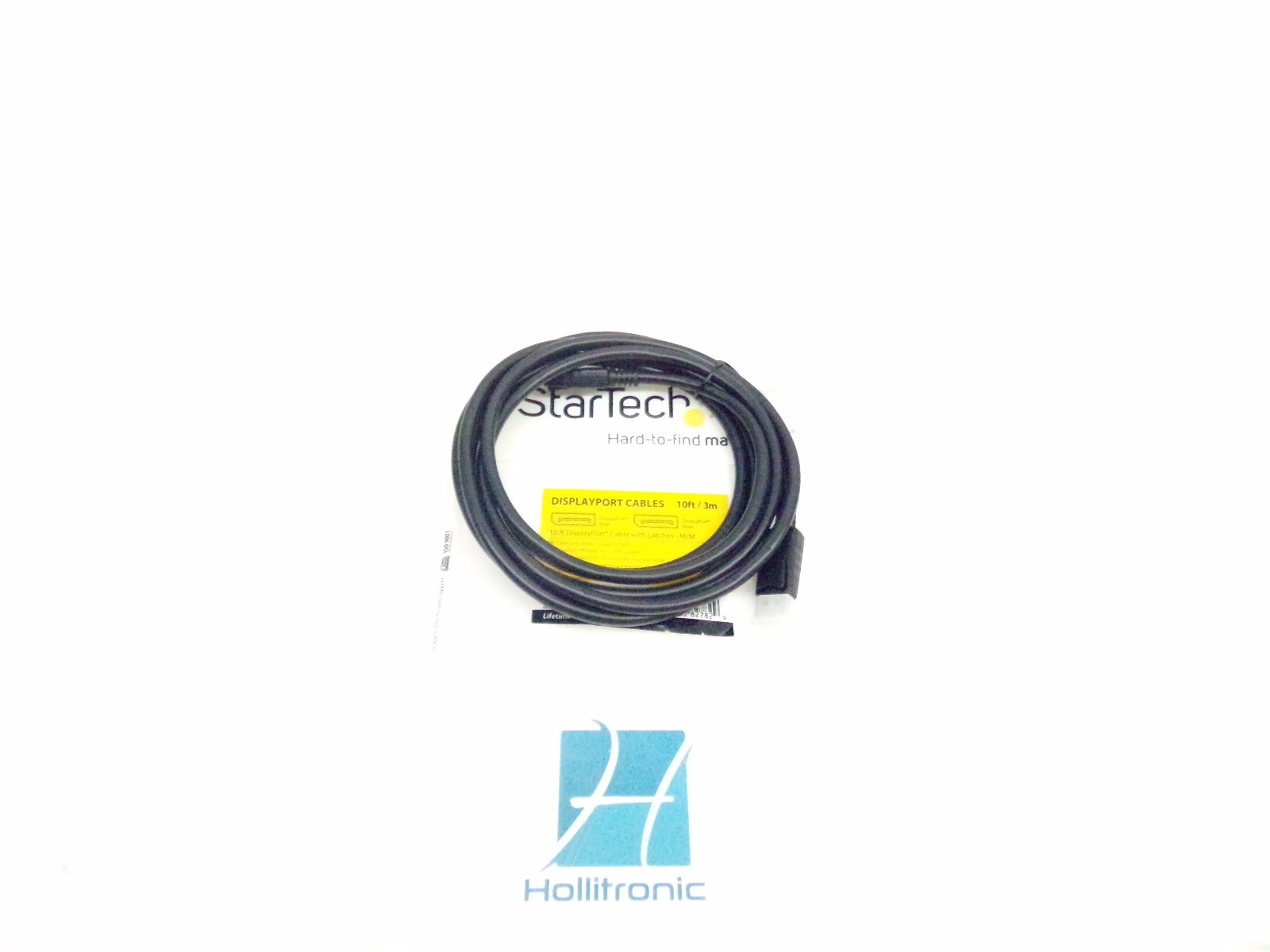 Startech DisplayPort Male to Male 20 pin cable w latches 10ft / 3m DISPLPORT10L