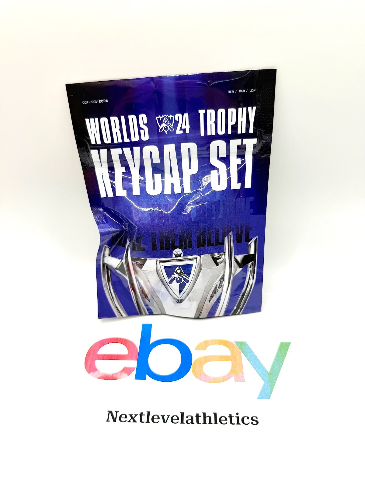 HyperX Worlds 2024 Trophy Keyboard Keycap Set - League of Legends '24 Riot Games