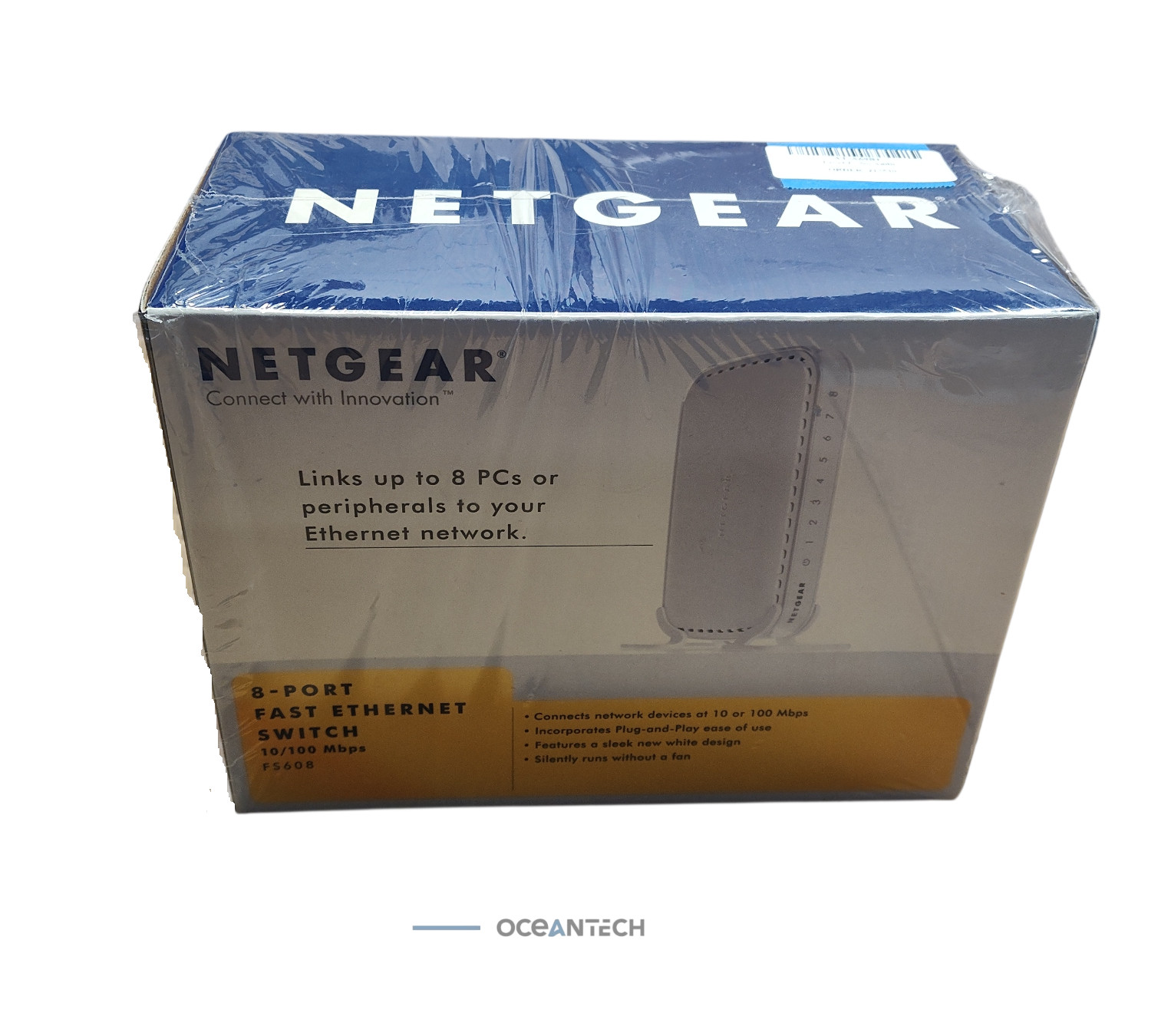 NEW Netgear 8 Port 10/100 mbps Switch FS608 v3 Switch