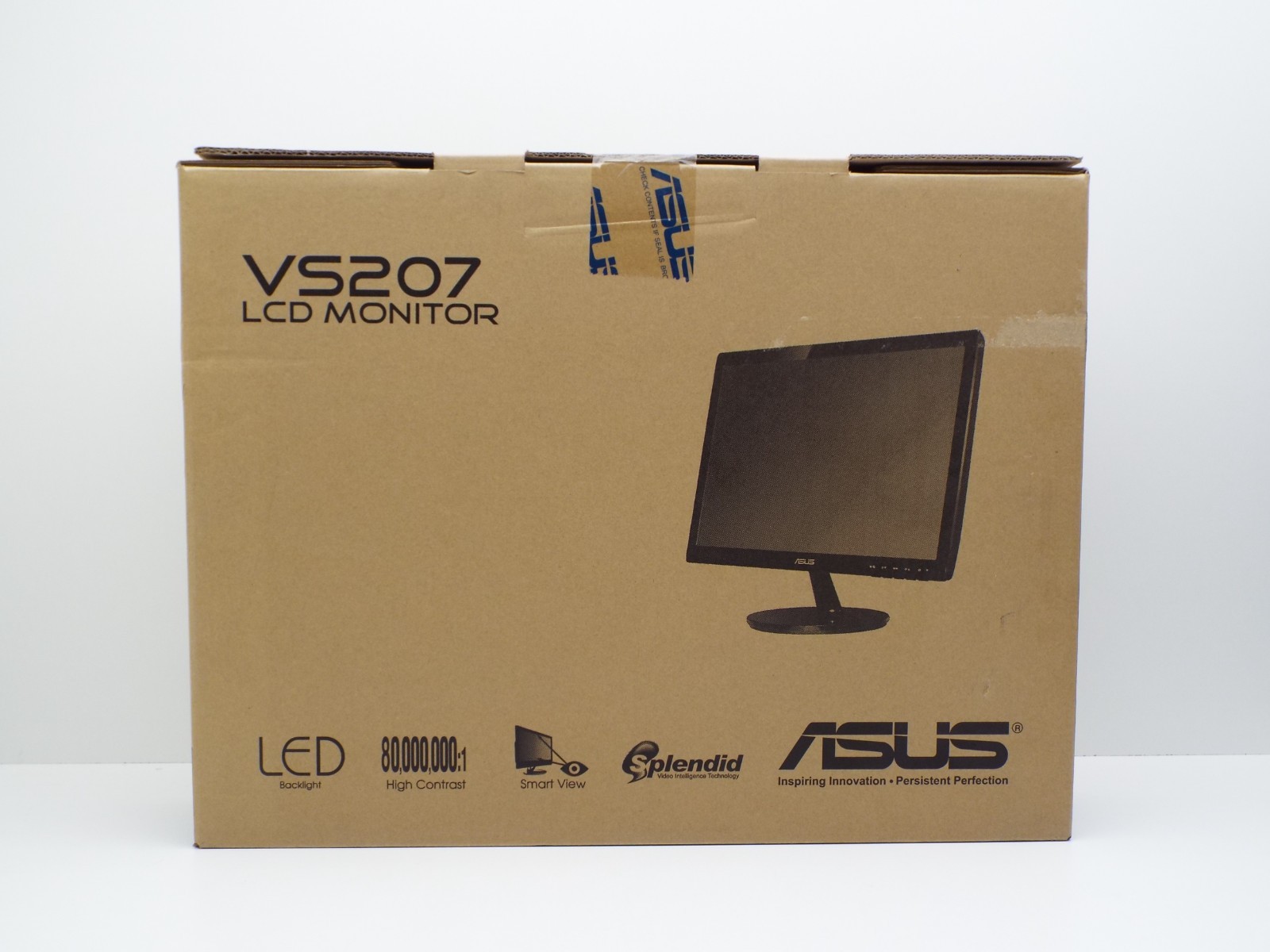NEW ASUS VS207T-P 19.5" HD+ LED MONITOR 1600X900 DVI-D VGA SPEAKERS SEALED