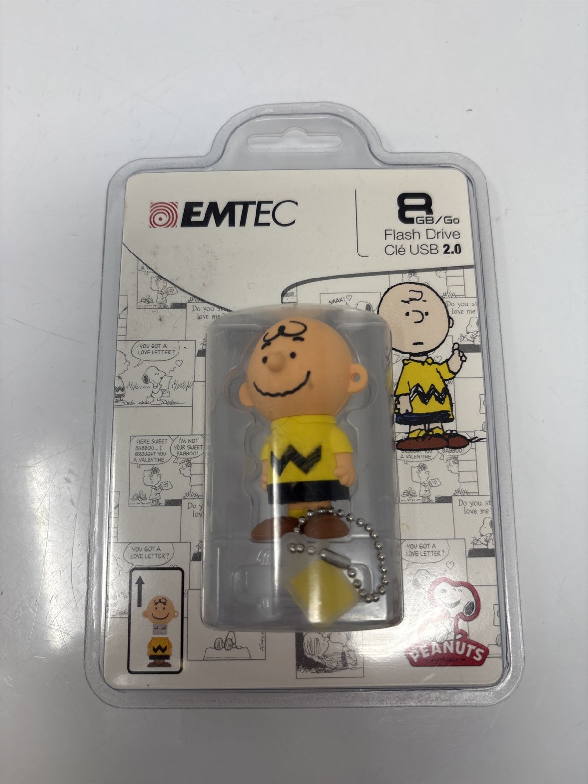 [NEW] Peanuts Charlie Brown EMTEC USB 2.0 Flash Drive 8GB Stick