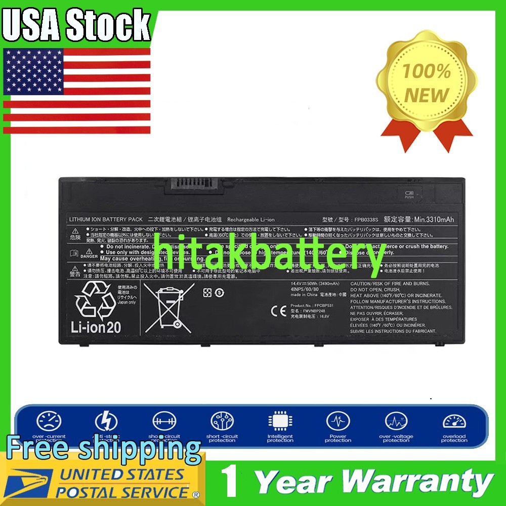 FPB0338S FMVNBP247 Battery for Fujitsu LifeBook E548 E558 U747 U748 CP734928-01