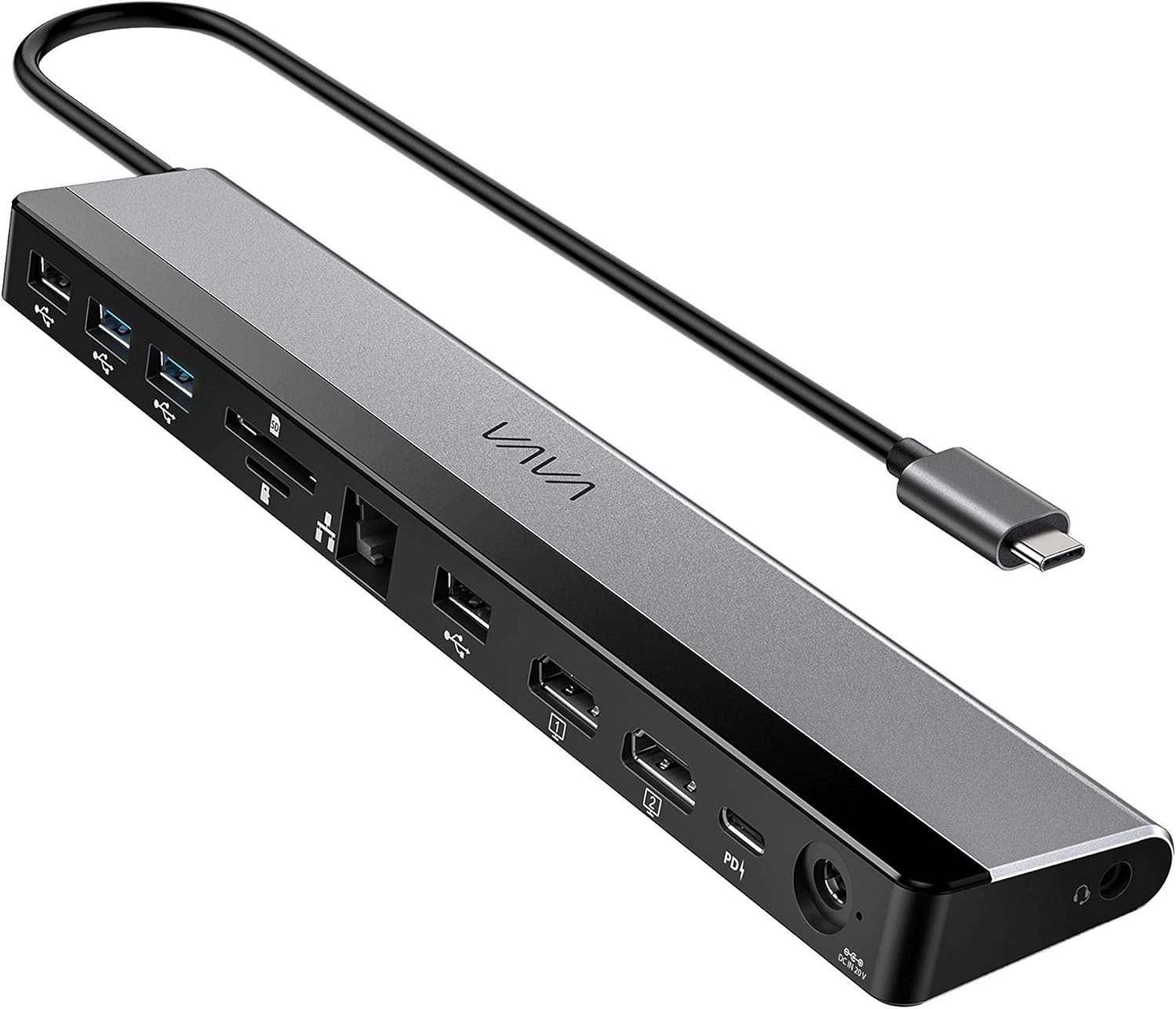 VAVA USB C Docking Station 12-in-1 USB-C Dock MODEL VA-DK004 - For Mac & Windows