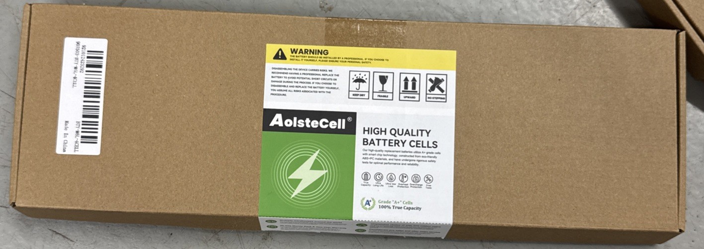 Aolstecell 15.2v BTY-M6L-4CELL Li-Polymer Rechargeable Battery RZ01XJS28D2024