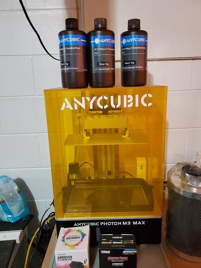 Anycubic Photon M3 Max and resin printing bundle supplies