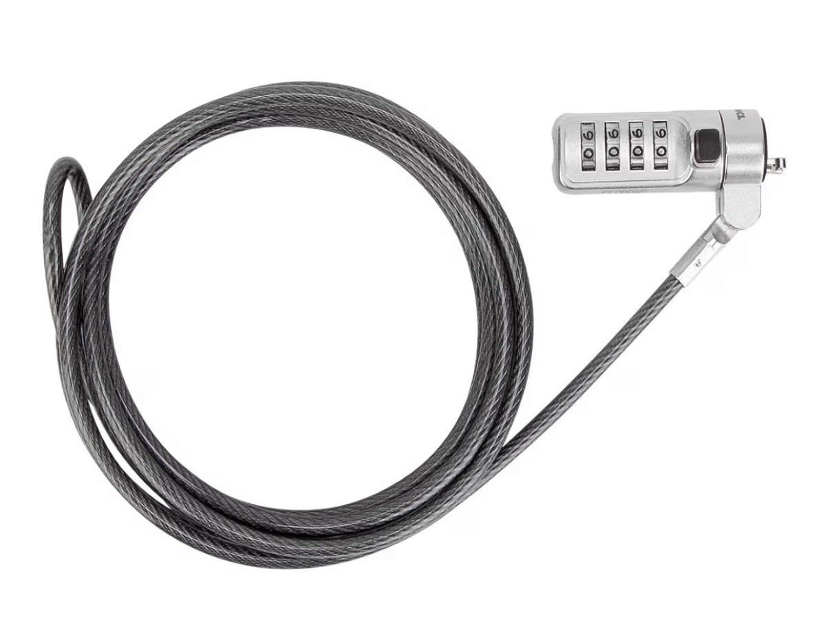NEW Targus DEFCON Trapezoid Resettable Combo Cable Lock - Black (ASP66GLX)