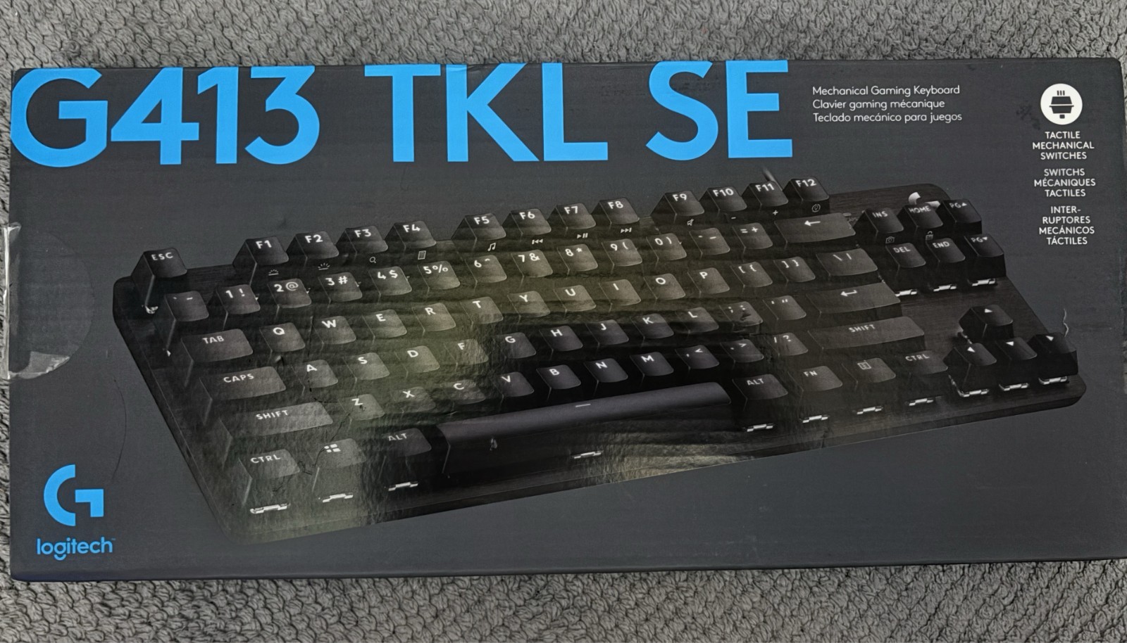 Logitech G413 TKL SE Mechanical Gaming Keyboard W/ LEDs | Black | English | US