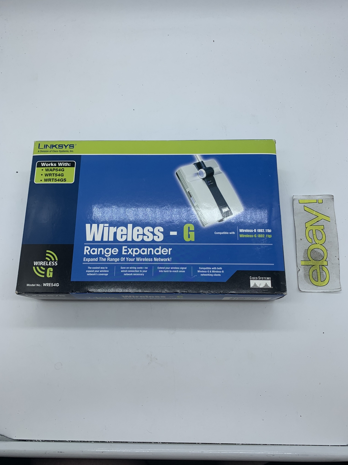 LinkSys Wireless- G Range Expander WRE54G 2.4 GHz 