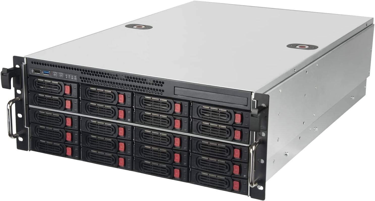 SilverStone Technology RM43-320-RS 4U 20-Bay 2.5" / 3.5" HDD/SSD rackmount