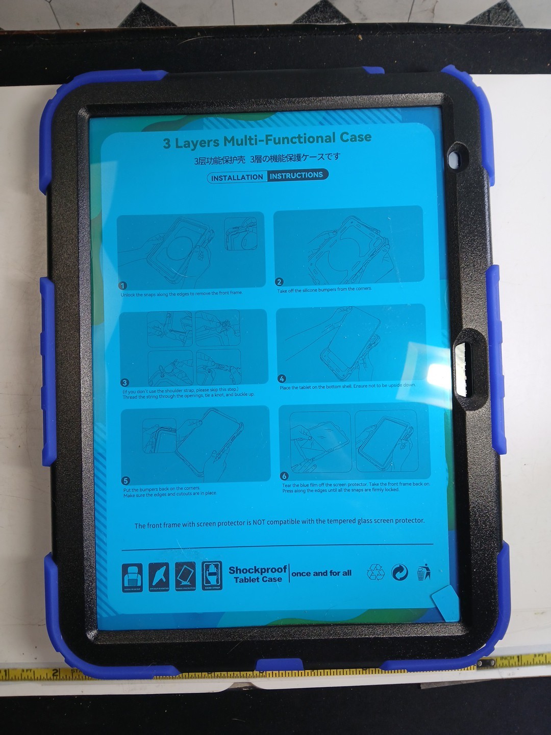 3 Layers Multi-Functional Case For Tablet Brand New