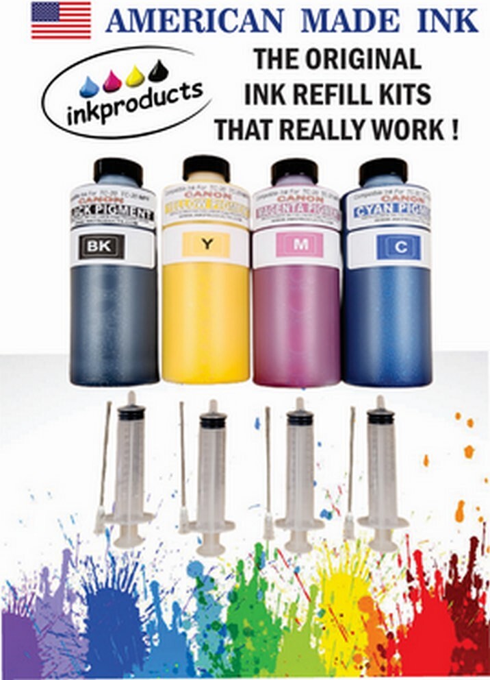 4- 500ML bottle Compatible Ink  imagePROGRAF TC-20, TC-20M, TC-21, TC-21M