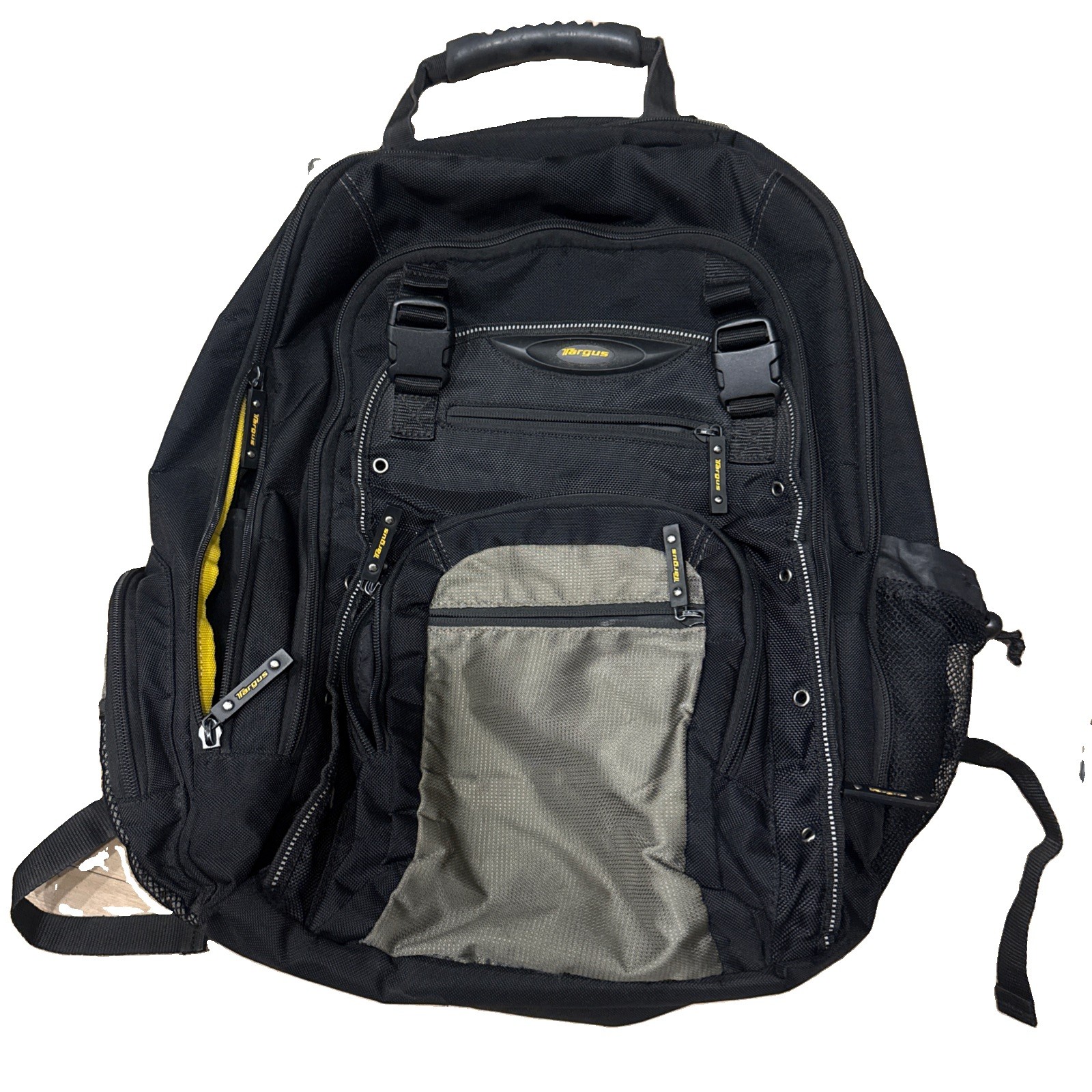 Targus - CityGear Commuter Backpack Laptop Case Black/Gray/Yellow