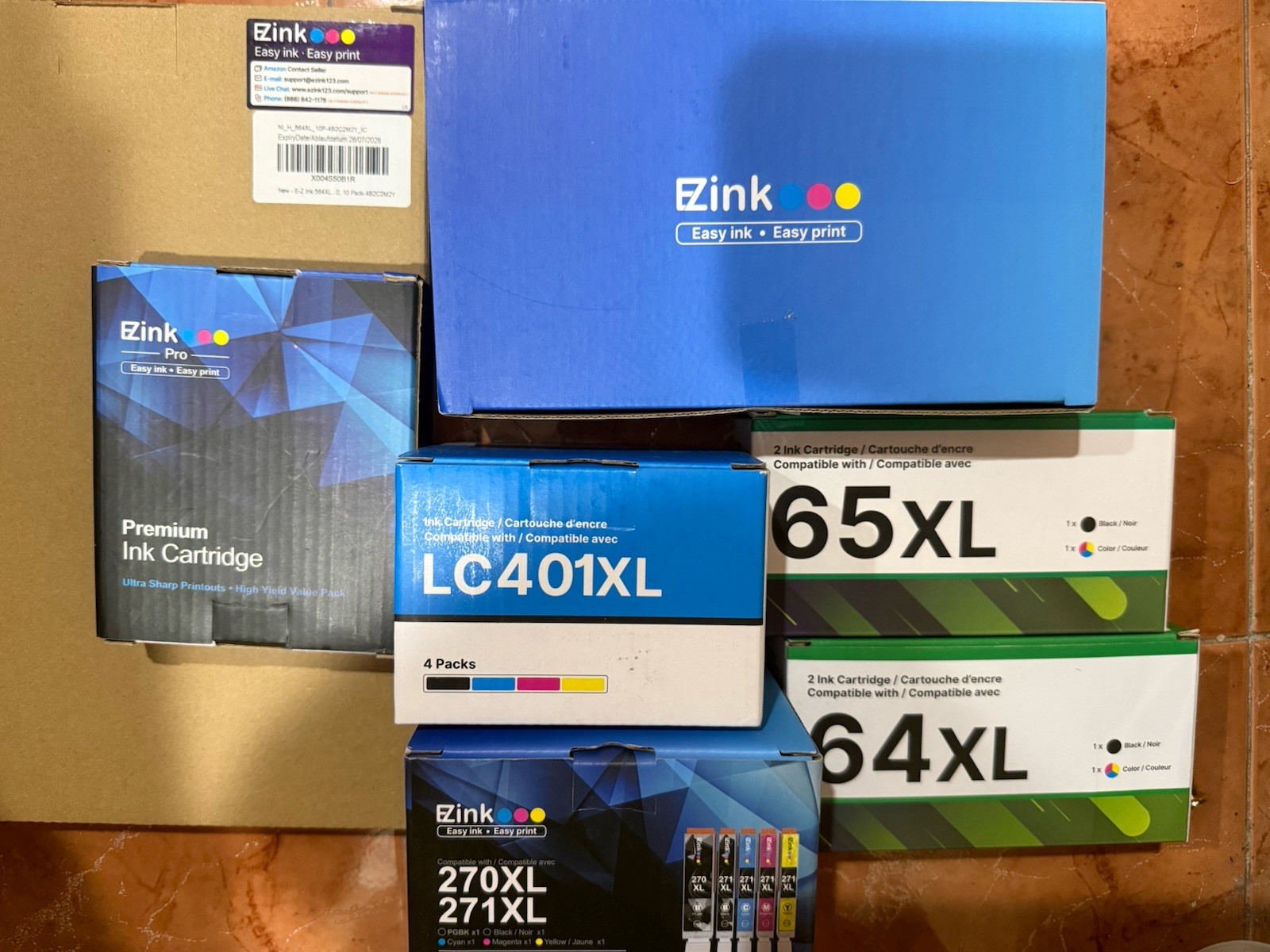Variety Lot Of Ink For Printers -  HP, Epson (Not expired)