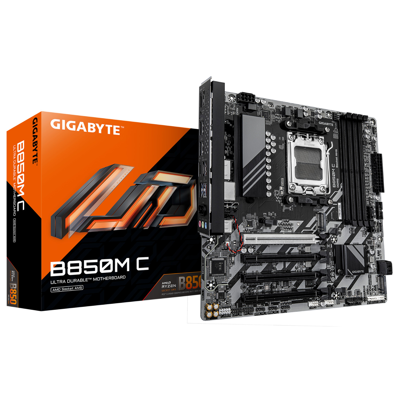 Gigabyte B850M C WIFI7 AM5 DDR5 Ultra Durable Micro-ATX Motherboard AMD