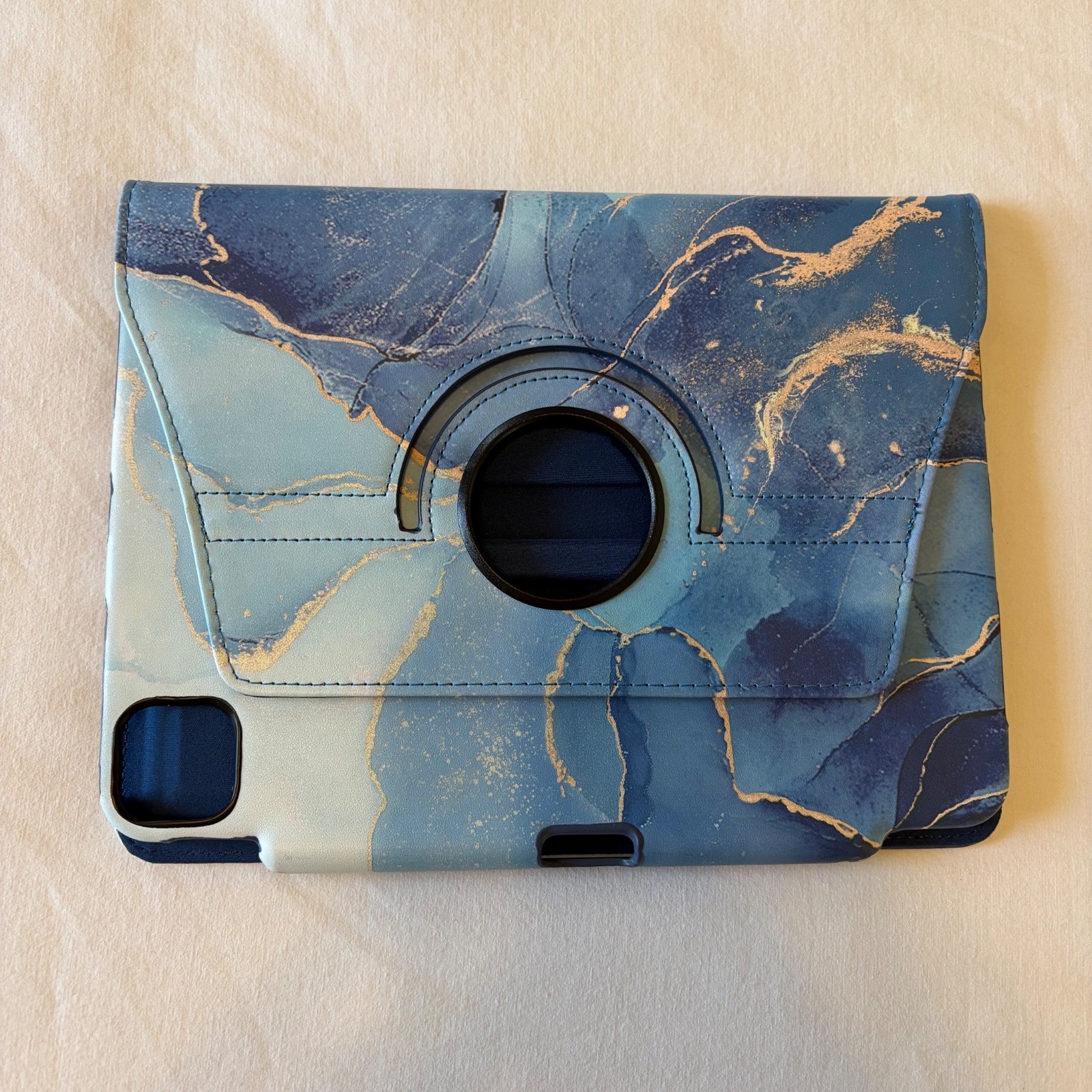 Fintie Rotating Case for iPad Pro 11-inch 11" 4th/3rd/2nd Gen Ocean marble, 360