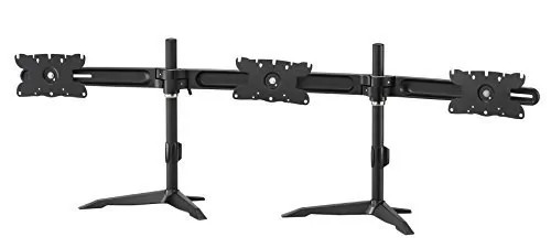 AMER NETWORKS AMR3S32 TRIPLE MONITOR ULTRA SLIM STAND BASED DESK MOUNT. SUPPOR