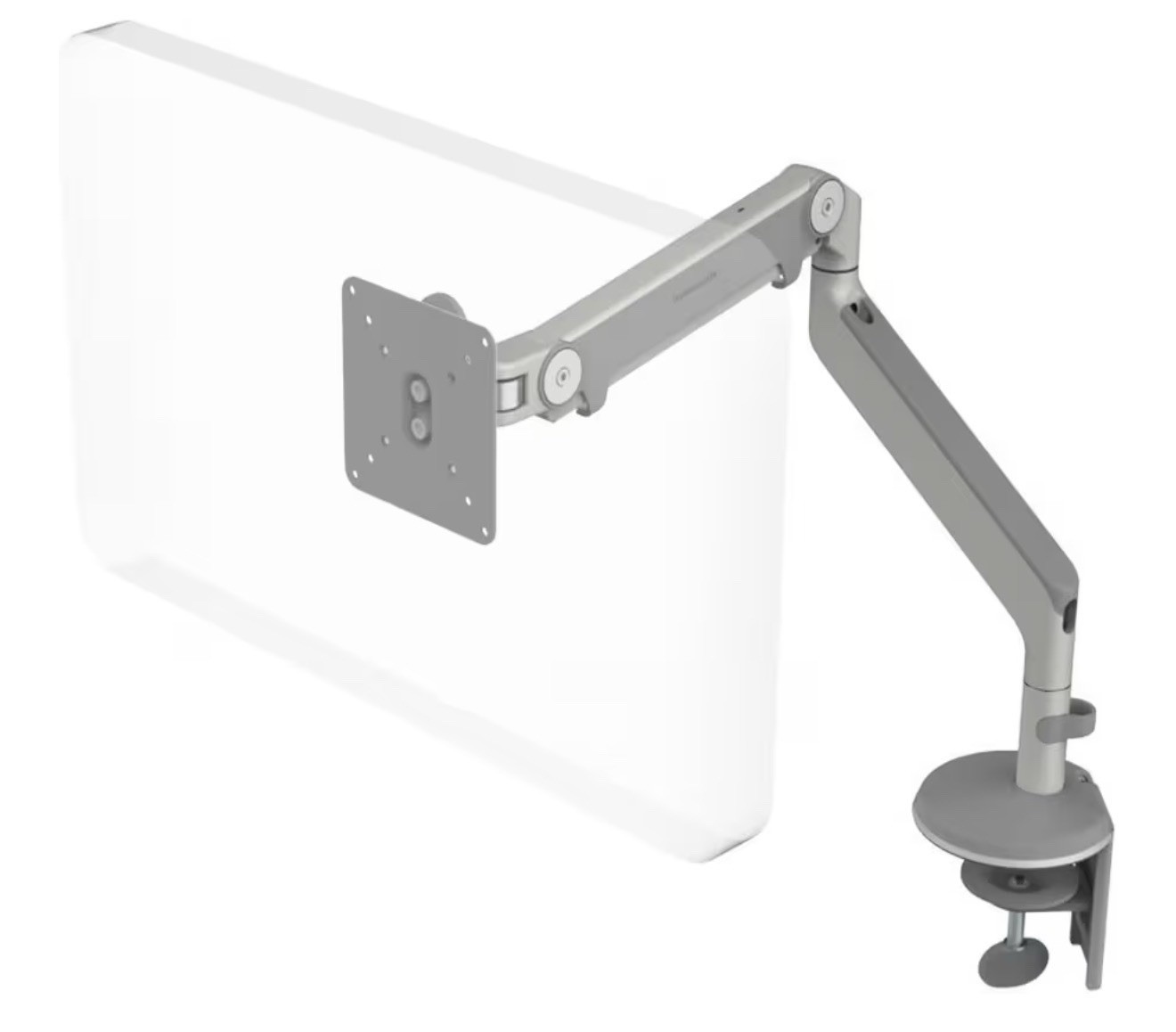 NEW Humanscale M2 Monitor Arm - Silver / Gray - Desk Clamp Mount - SEALED