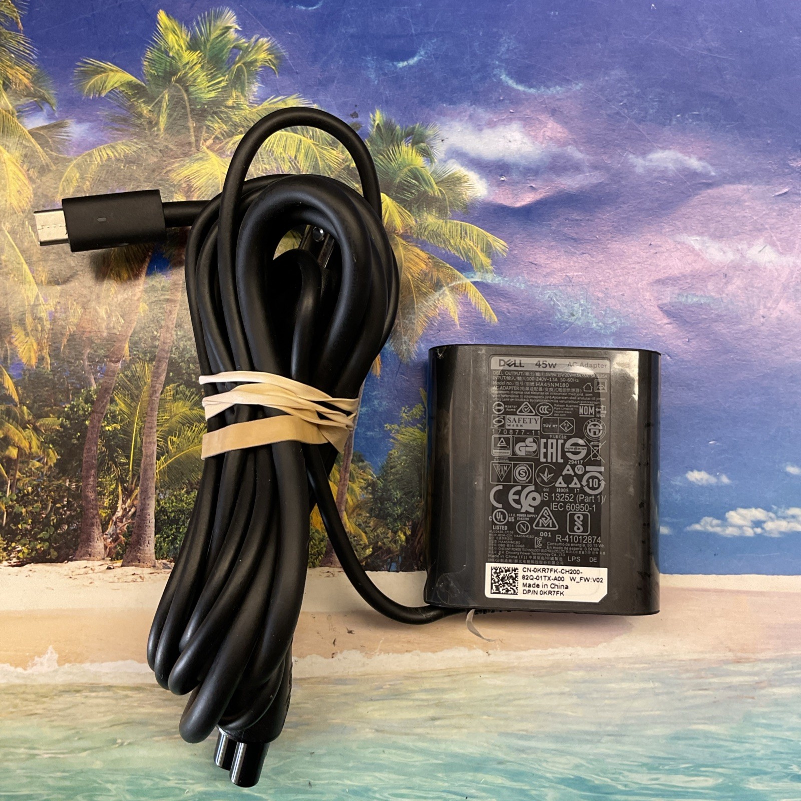 LOT OF 43 Genuine OEM Dell 45W AC Adapter Type-C USB-C DA45NM180 036HFH 36HFH