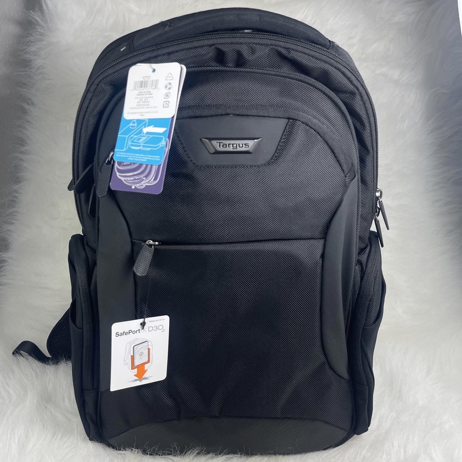 Targus Laptop Backpack Checkpoint Friendly SafePort TSA Travel Black New