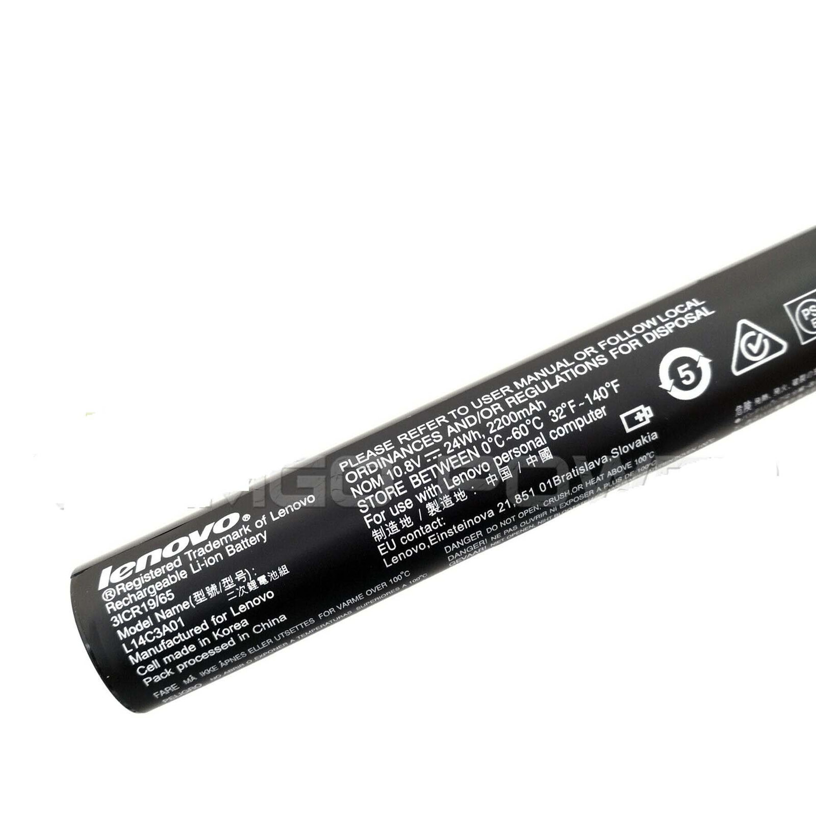 Genuine Battery L14C3A01 L14S3A01 For Lenovo IdeaPad 100-15IBY Series 5B10K10220