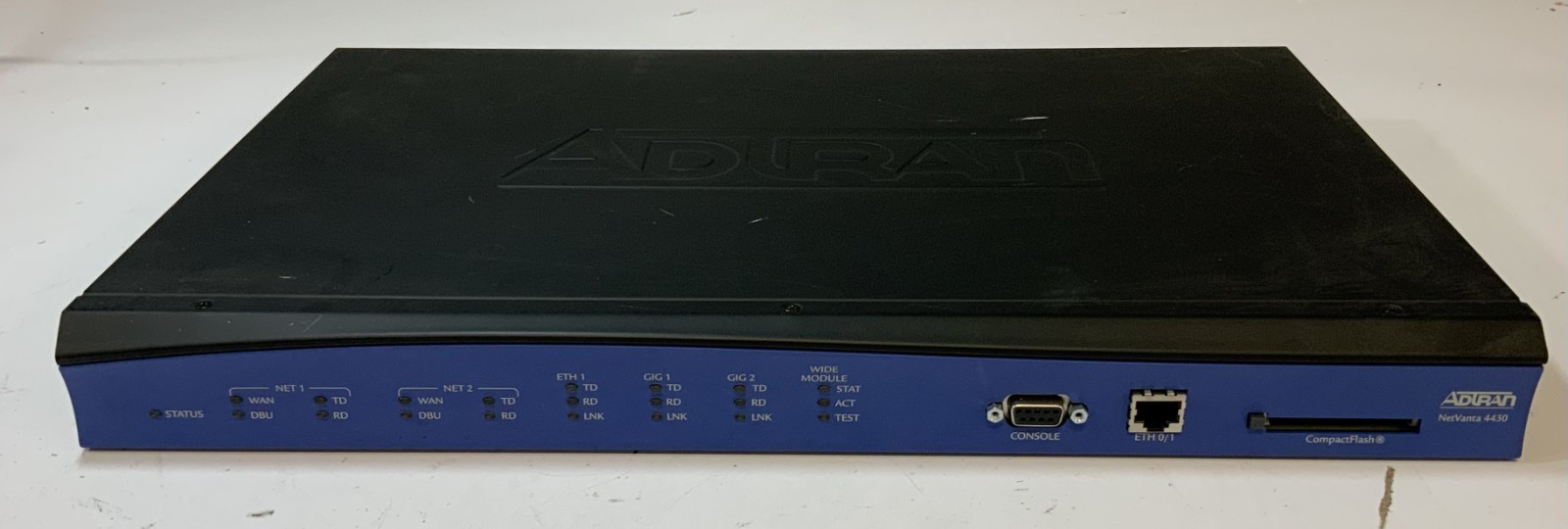 ADTRAN NetVanta 4430 3-Port Gigabit Wired Router (1700630E1), Black & Blue "X3B"