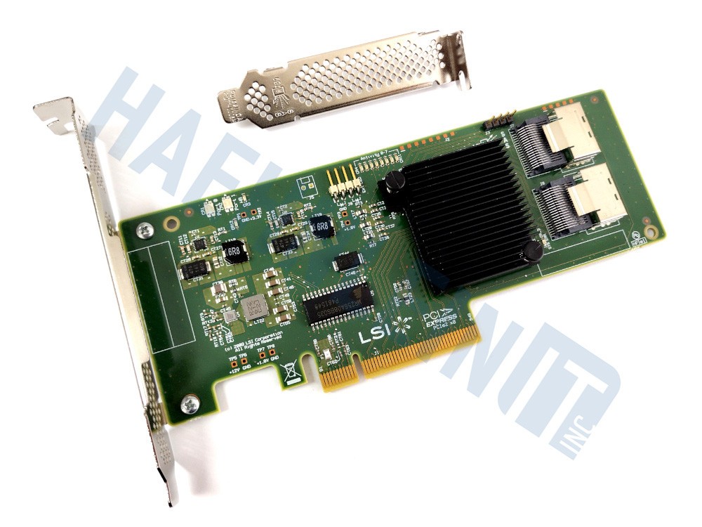 Broadcom LSI 9211-8i SAS2008 SATA SAS HBA PCIe x8 ZFS IT Mode TrueNAS LSI00194