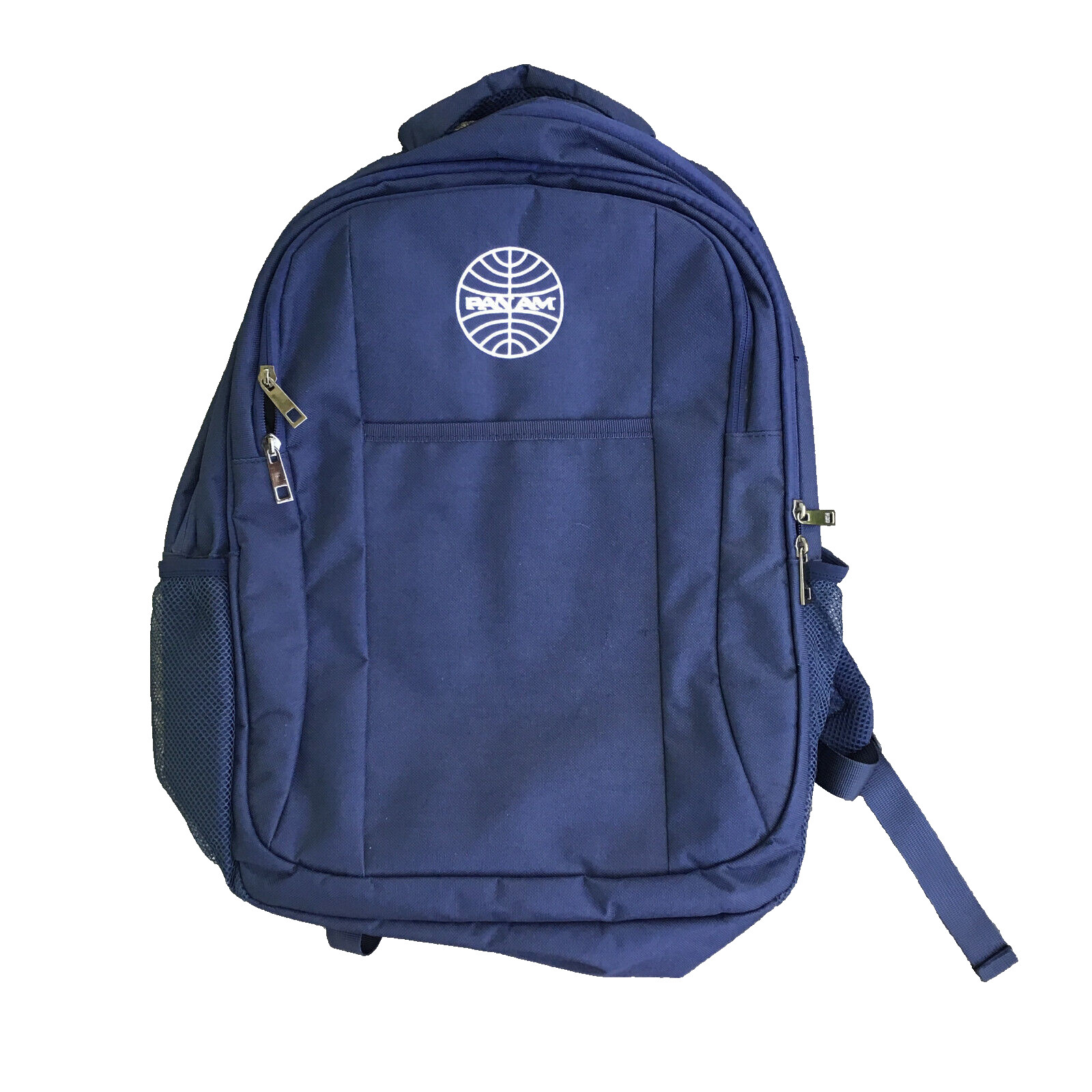 Retro Pan Am Laptop Backpack Blue Padded