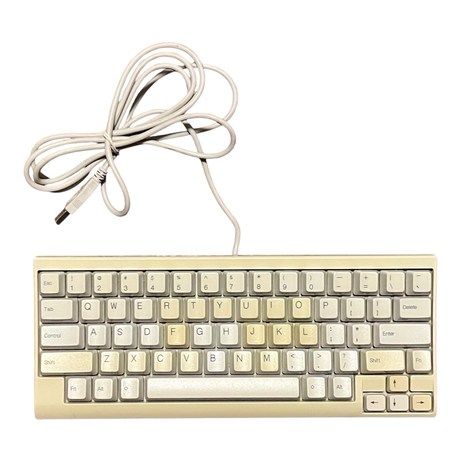 PFU Happy Hacking Keyboard Lite 2 HHKB KUH0010 PD-KB200W/U USB Beige Tested READ