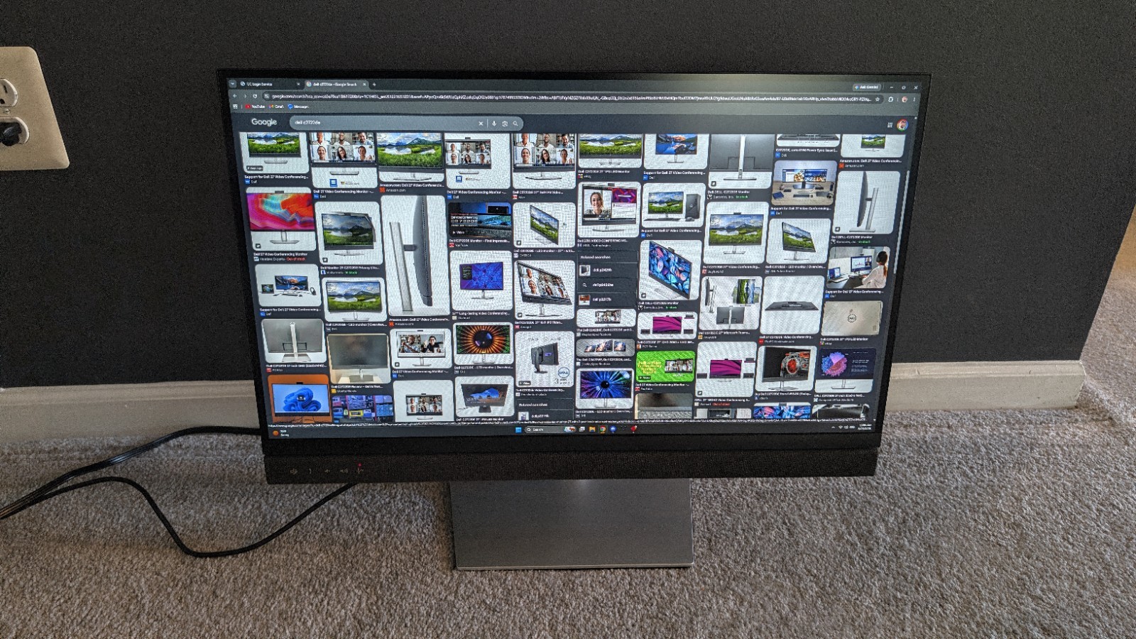 Open Box Dell 27" Video Conferencing Monitor C2722DE