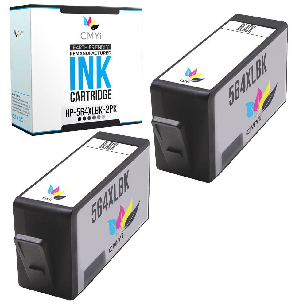 CMYi 2-Pack Compatible HP 564XL Cartridges for HP OfficeJet 4610 4612 4620 4622