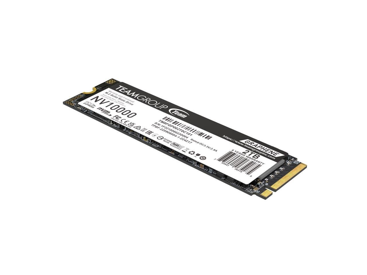 NV10000 2TB Gen5 PCIe 2280 NVMe Internal SSD-TM8FGP002T0C101 TEAMGROUP