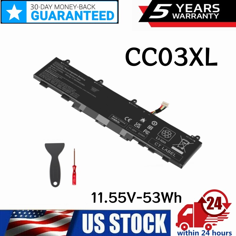LOT 10 CC03XL Battery For HP EliteBook 830 835 840 845 850 855 G7 G8 L78555-005 