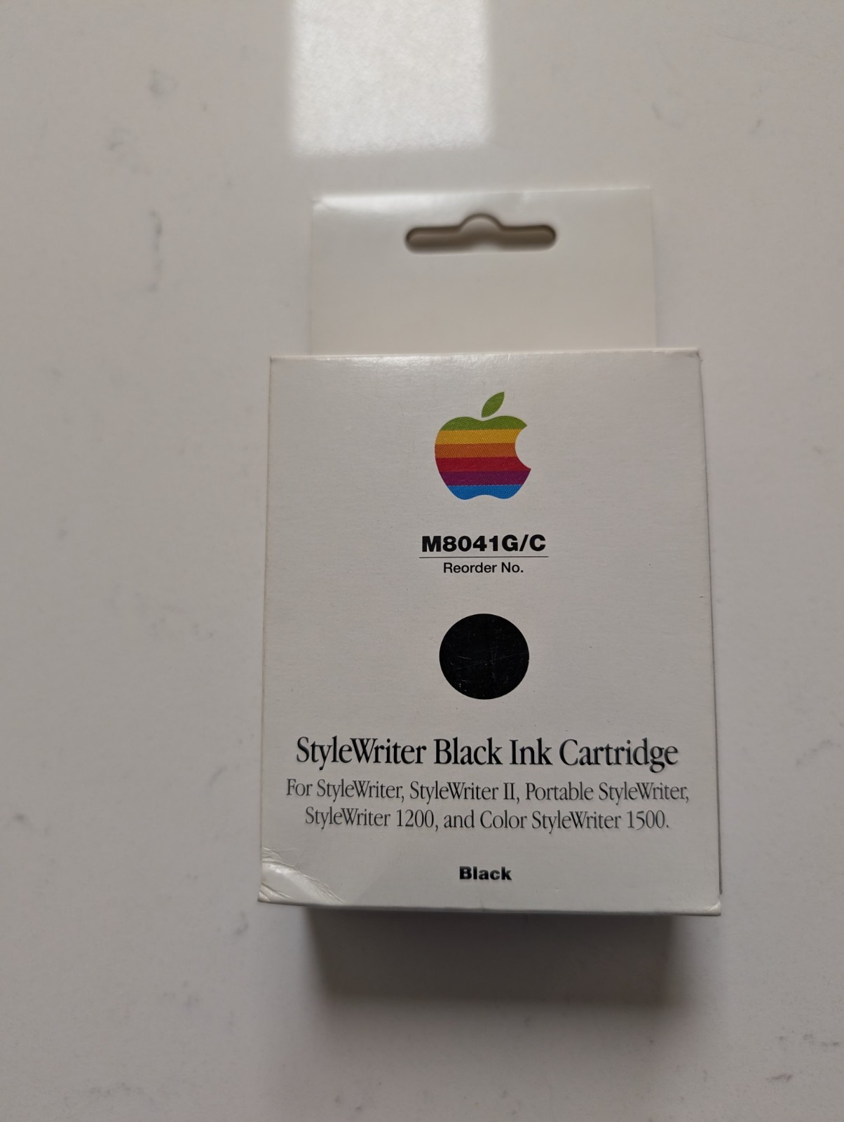 Apple StyleWriter Black Inkjet Cartridge M8041G/C for II, 1200, 1500, Portable