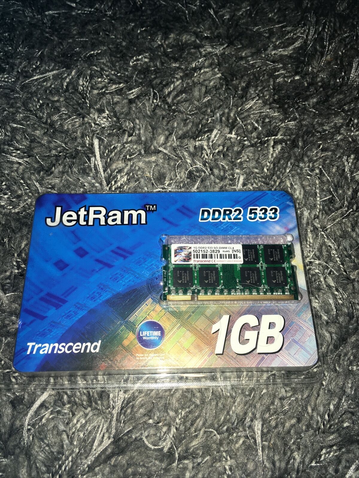 New Transcend JetRam 1GB DDR2 533 Premium Memory Chip JM533QSJ-1G
