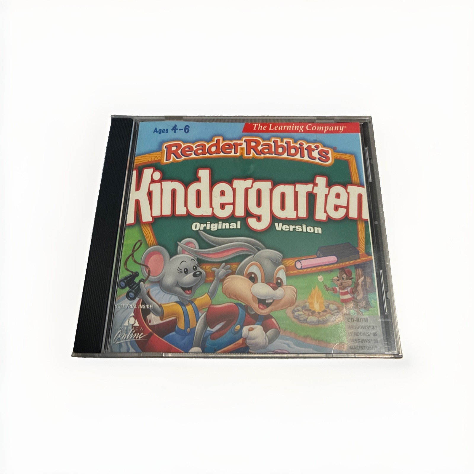 Reader Rabbit’s Kindergarten PC CD-ROM The Learning Company Ages 4-6 Vintage