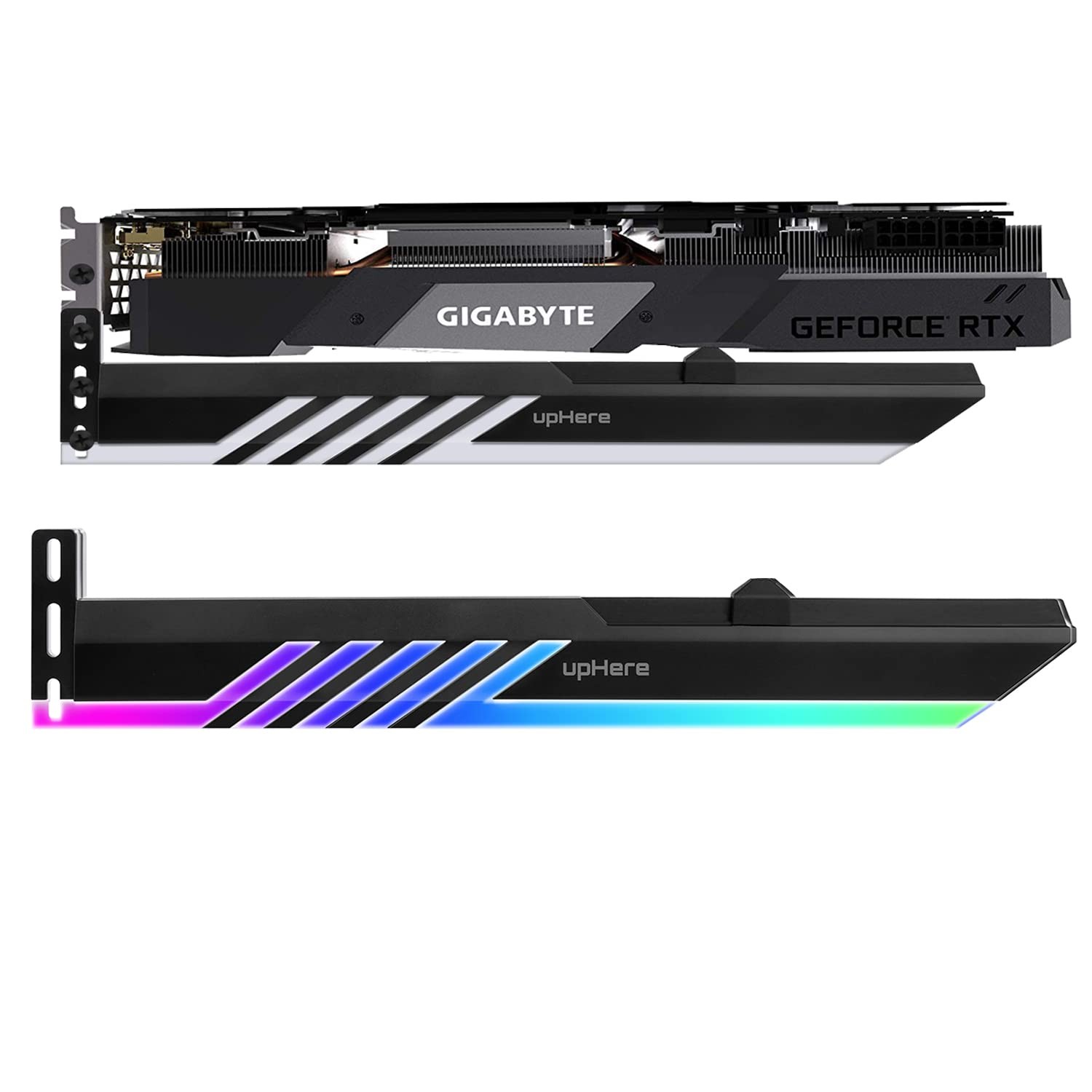 5V 3-Pin Addressable RGB Graphics Card GPU Brace Support Holder,Support Video Ca
