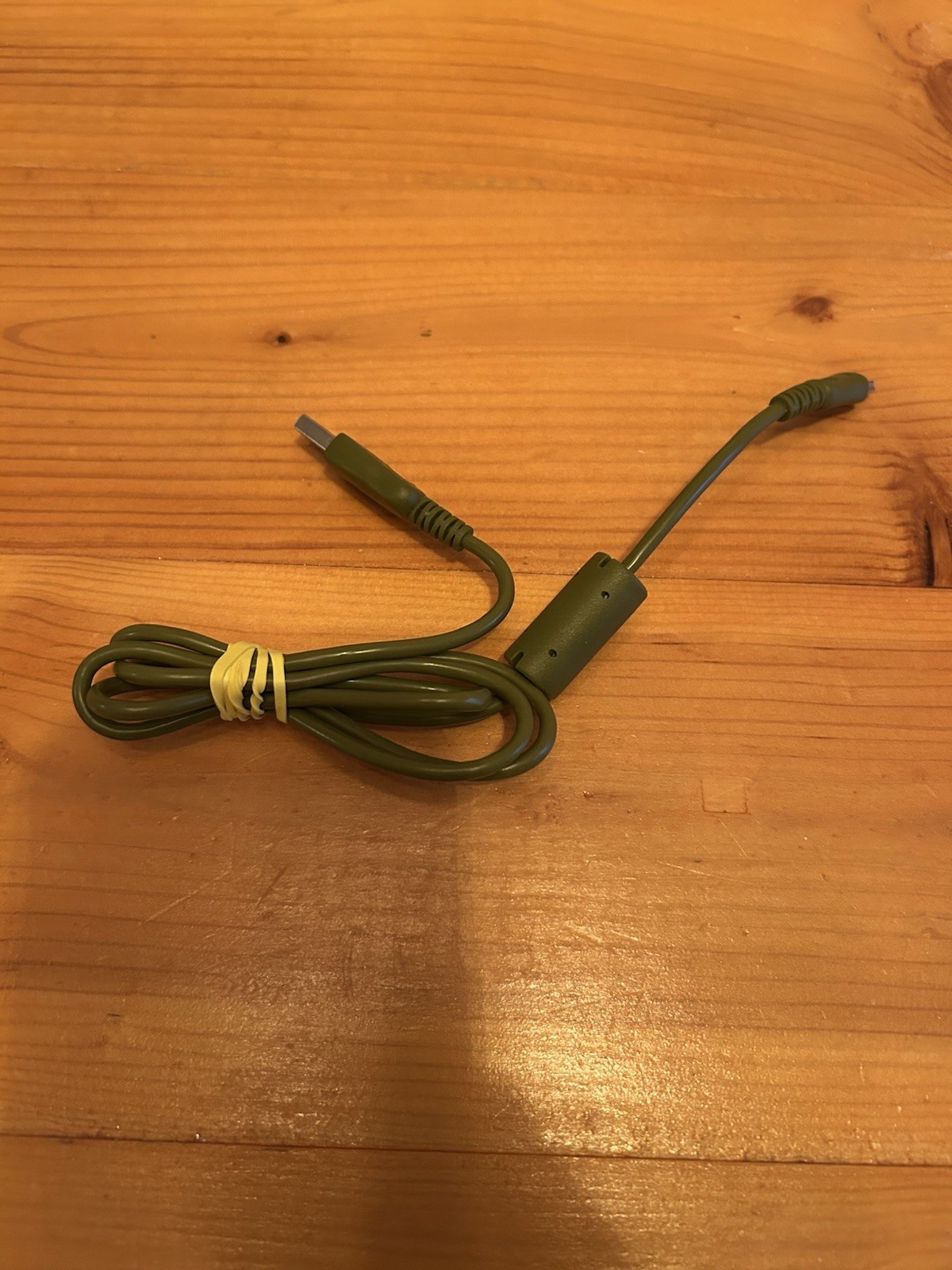 OEM VTech green MINI USB Charging & Data Sync Cable Ferrite Bead TESTED 